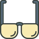 Glasses SVG Icon